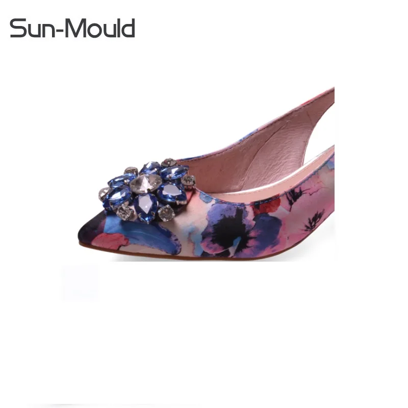 

2 шт./лот; Повседневная женская обувь; Очаровательные ботинки с цветочным принтом; Туфли-лодочки на высоком каблуке на плоской подошве; Санда...