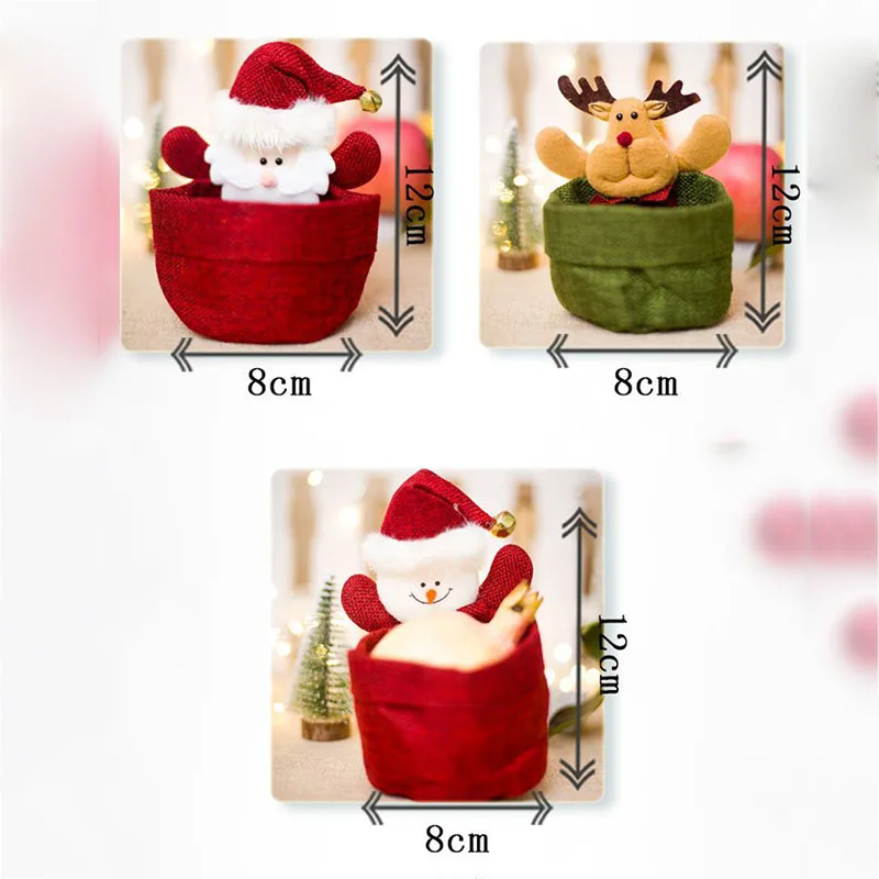 Рождественские украшения для дома Санта Клаус рождественское яблоко в карамели