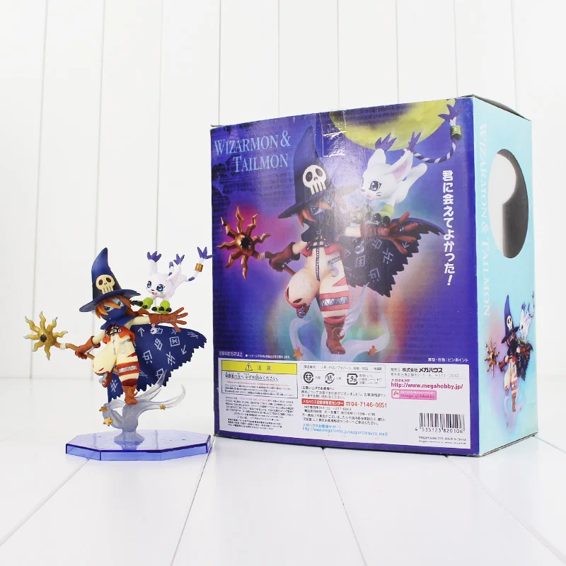 14 см Wizarmon Tailmon фигурка игрушка Digimon Приключения аниме модель куклы для детей|figure