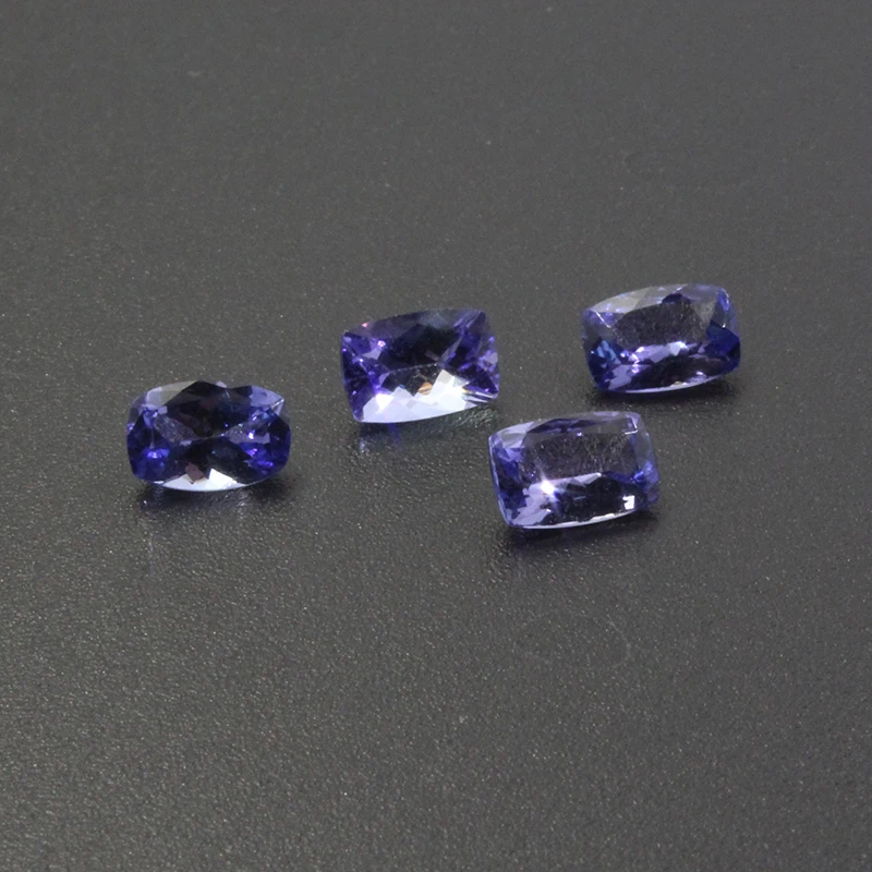 4 мм * 6 VVS Grade Radiant Cut Танзанит свободный драгоценный камень для изготовления