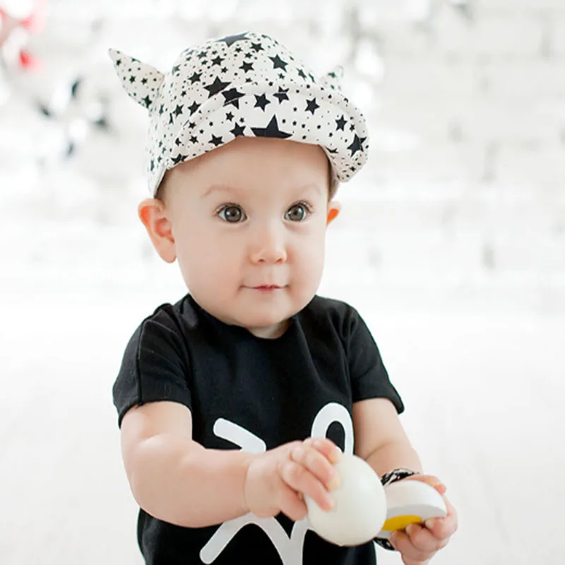 Весенне-летняя Осенняя шапка для новорожденных мальчиков и девочек с гусиным