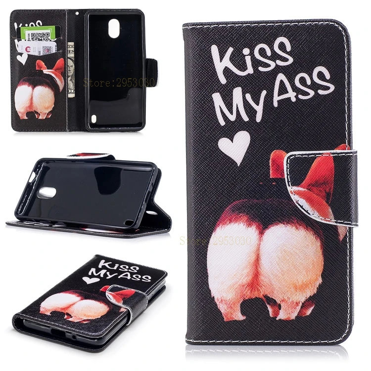Чехол-бабочка для Nokia 2 Dual TA-1035 TA-1007 TA-1029 Чехол-книжка кожаный чехол-бумажник для Nokia2 TA 1035 1007 1029 чехлы для телефонов