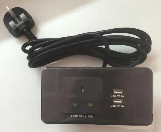 Алюминиевая настенная розетка USB с зарядным устройством стандарта