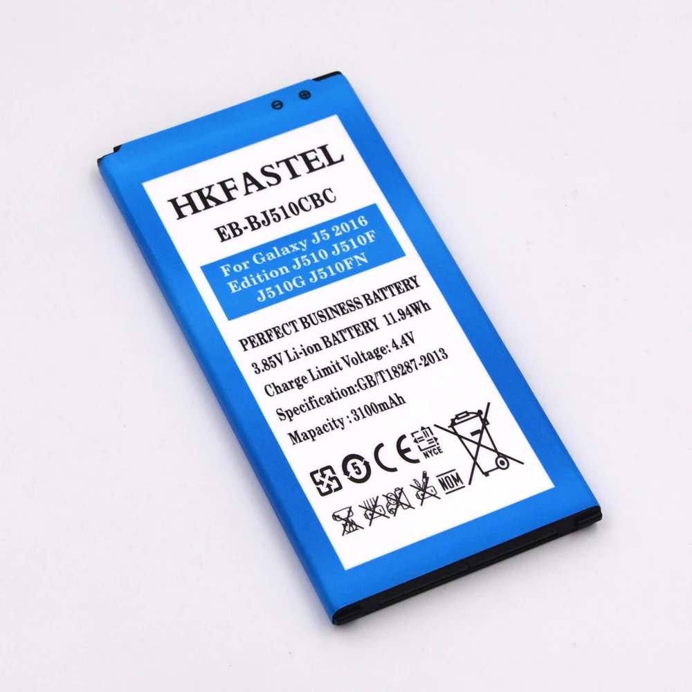 Hkfatel EB BJ510CBC Оригинальный аккумулятор для мобильного телефона samsung Galaxy J5 2016 Edition J510