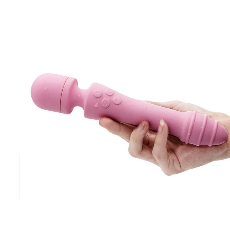 7 скоростей мощный массажер волшебная палочка двойная головка AV вибратор