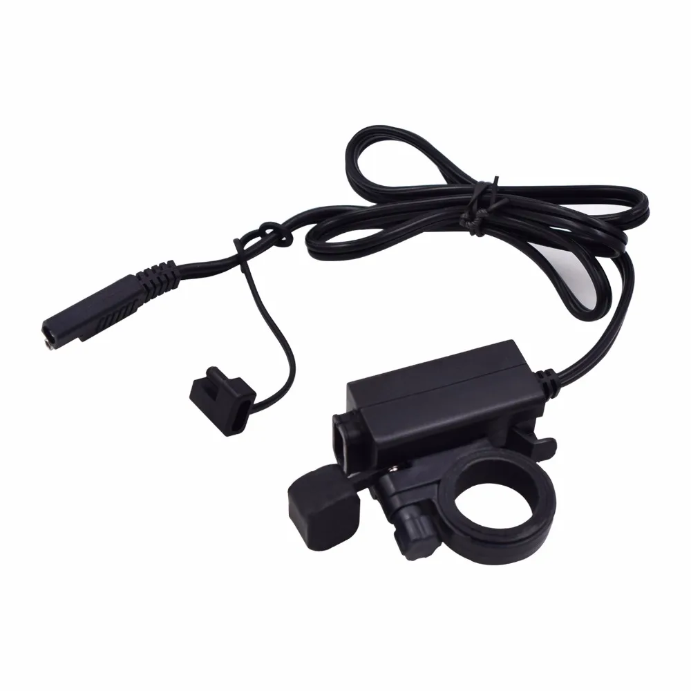 Водонепроницаемый usb порт с двумя разъемами для мотоциклов и велосипедов