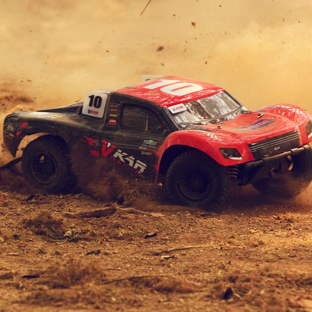 VKAR RACING 61101 RC Car SCTX10 V2 1:10 4WD внедорожный короткий курсовый грузовик 80 км/ч супер