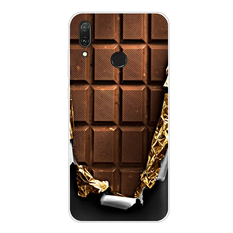 For Coque Huawei Y7 2019 Case Phone Cover Soft Silicone Printing Back Case For Huawei Y7P Y7 Prime Y 7 Y7 Pro 2019 Cover TPU Y7P
