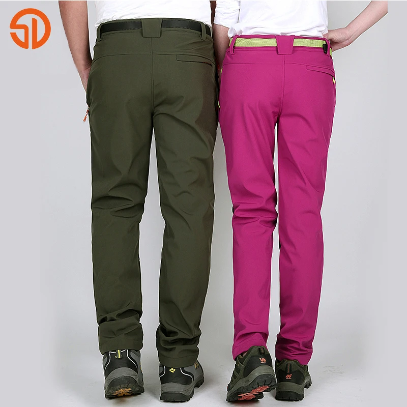 Outdoor fleece pants women men Winter hiking lovers Waterproof thick thermal trousers Hunting camping sport salewa helikon | Всё для
