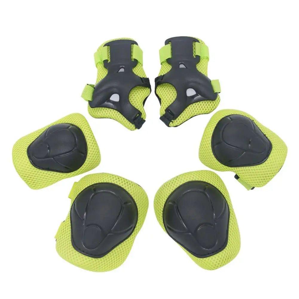Mounchain 6pcs Kids Knee Elbow Wrist Protective Pads Sports Safety Protector Set for Rollerblade Cycling Skateboard | Спорт и