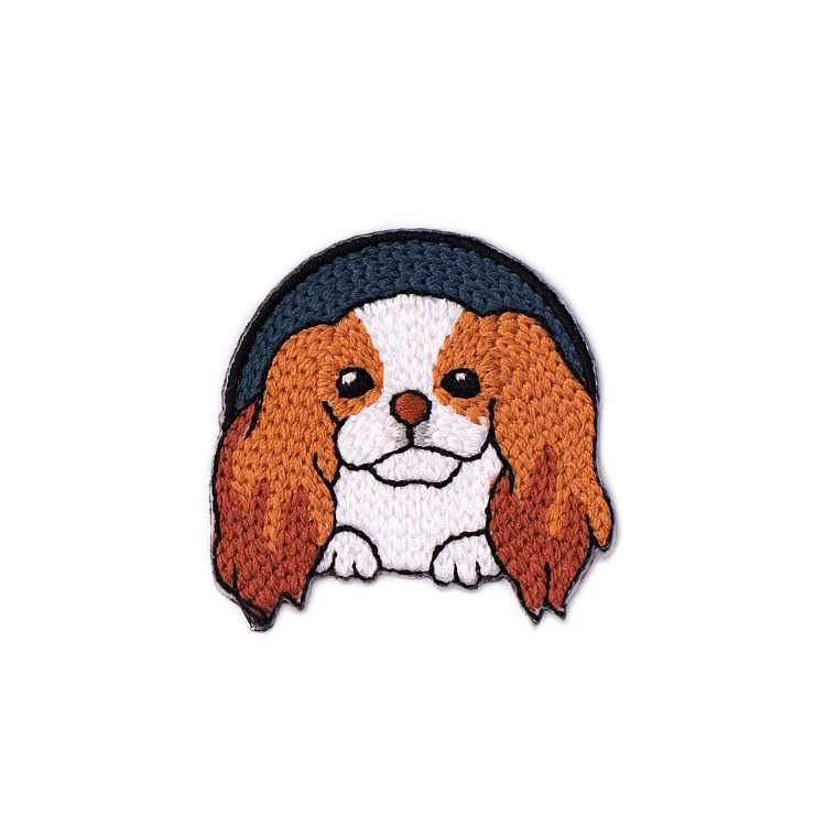 Cute Dog 05 Милый Шиба Мопс Железный На Патчи Набор для детской одежды футболка Diy Мода украшения мультфильм животных вышивка аппликация - Цвет: Cute Dog 05