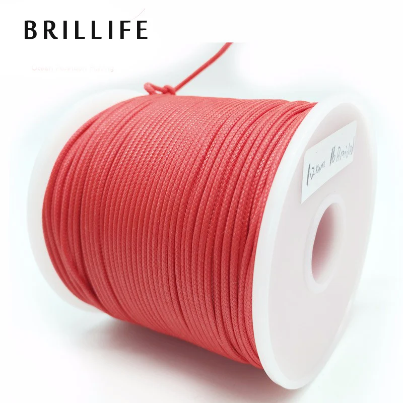 BRILLIFE провод в оплетке рыболовный веревка 1 2 мм 50 м X16 300LB 120 кг подводной охоты