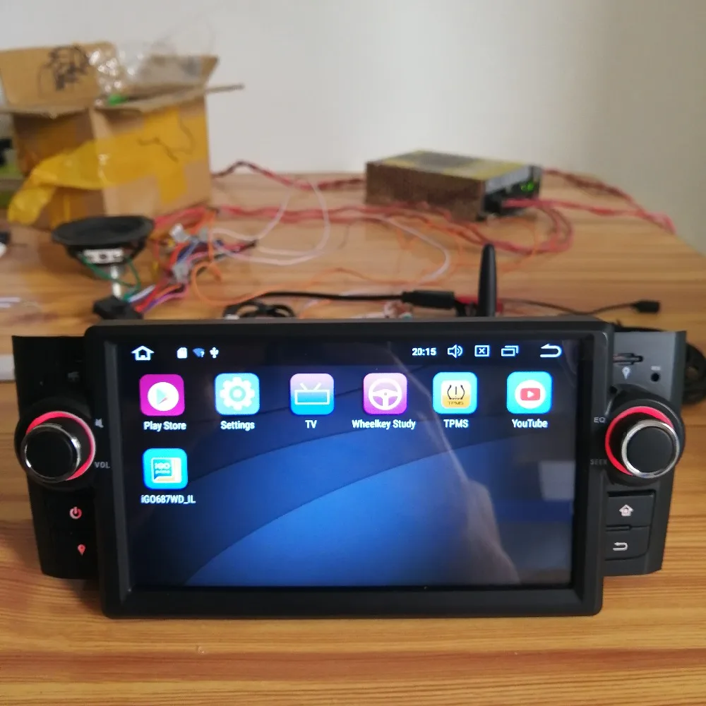 Android 9,0 Восьмиядерный 4G ram 64G rom gps навигация " автомобильный DVD мультимедиа для Fiat Grande Punto/Linea 2007-12 с радио/BT/RDS