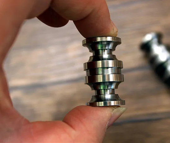 Титановый сплав Бусы на веревочке Металлические Подвески Череп Паракорд Браслет