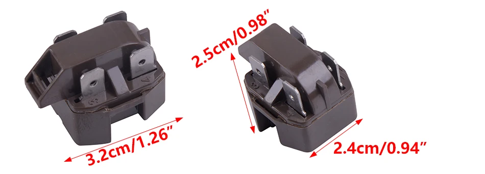 5pcs PTC 4 Pin пусковое реле IC-4 подходит для компрессор холодильника с морозильником прибор Запчасти 2262185