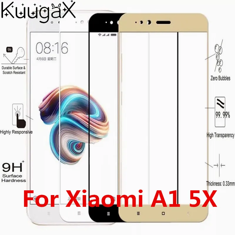 Защитная пленка для экрана закаленное стекло xiaomi A1 5X MI MIA1 9 H чехол 5 дюймов
