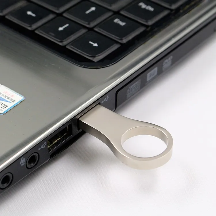 fashion silver metal waterproof Pen Drive 8G 16G 32G USB Flash PenDrive Ultra Fast Key Ring Stick Memory | Компьютеры и офис