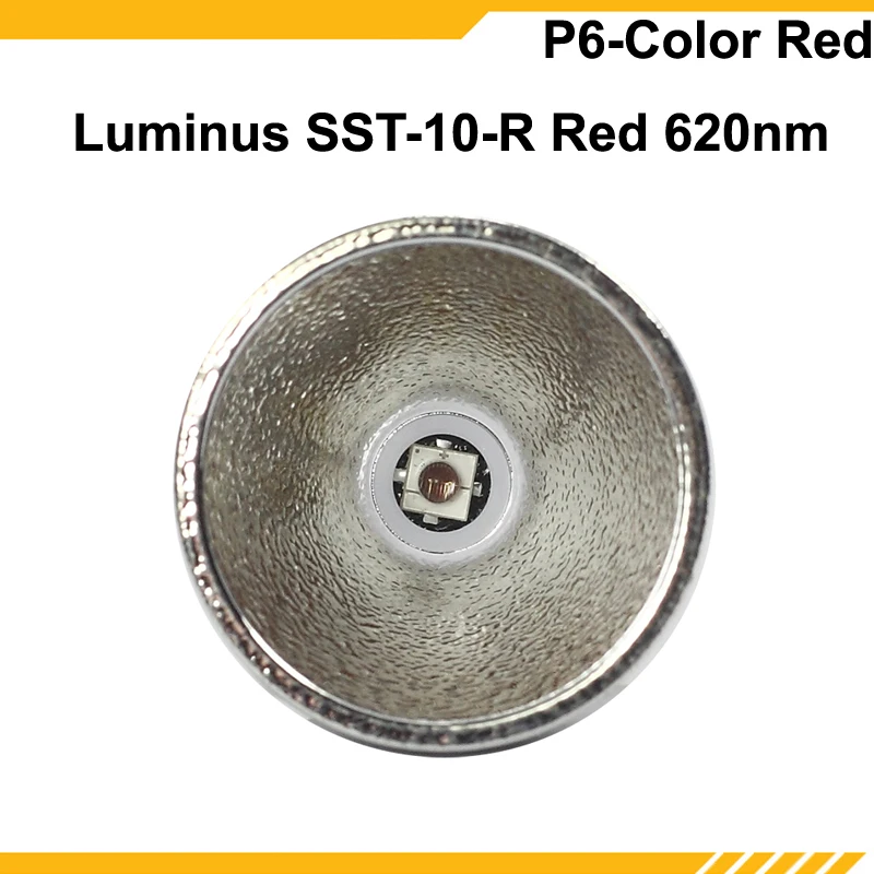 KDLITKER P6-COLOR Luminus SST-10-R Red 620nm 600 Lumens 3V - 9V 1-Mode OP P60 Drop-in | Лампы и освещение