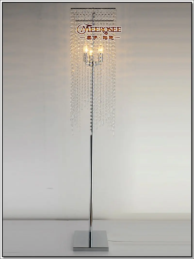 Бесплатная доставка современная популярная Хрустальная Напольная Лампа