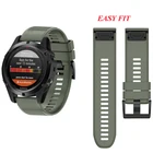 Ремешок Fivstr для наручных часов, быстросъемный легко устанавливаемый браслет для Garmin Fenix 5X  3 3HR Fenix 5 S60 D2 Чарлиспуск Mk1, 26 мм 22 мм