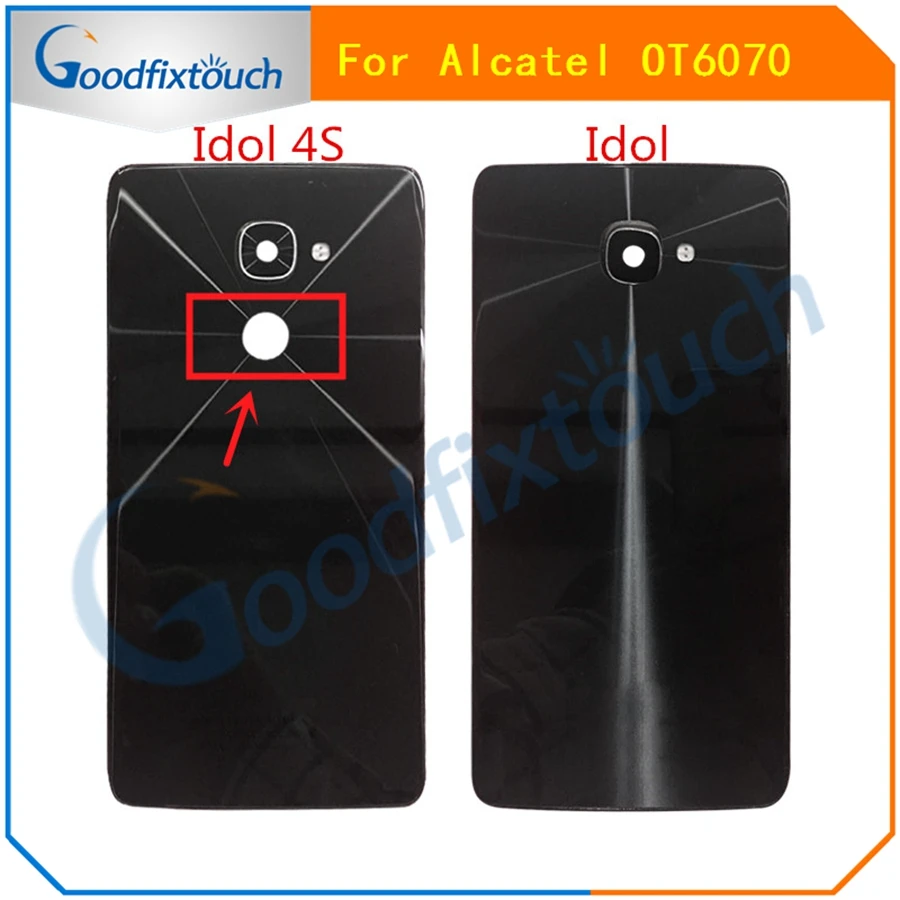 Для Alcatel One Touch Idol 4S OT6070 6070k 6070y 6070 задняя крышка Корпус Батарейная дверь запасные