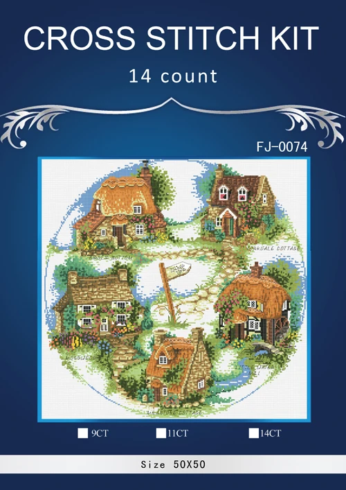 

4CT белая Аида упаковка Бесплатная доставка высшее качество считается Набор для вышивки крестиком аналогичный тусклый dmc четыре сезона брик...