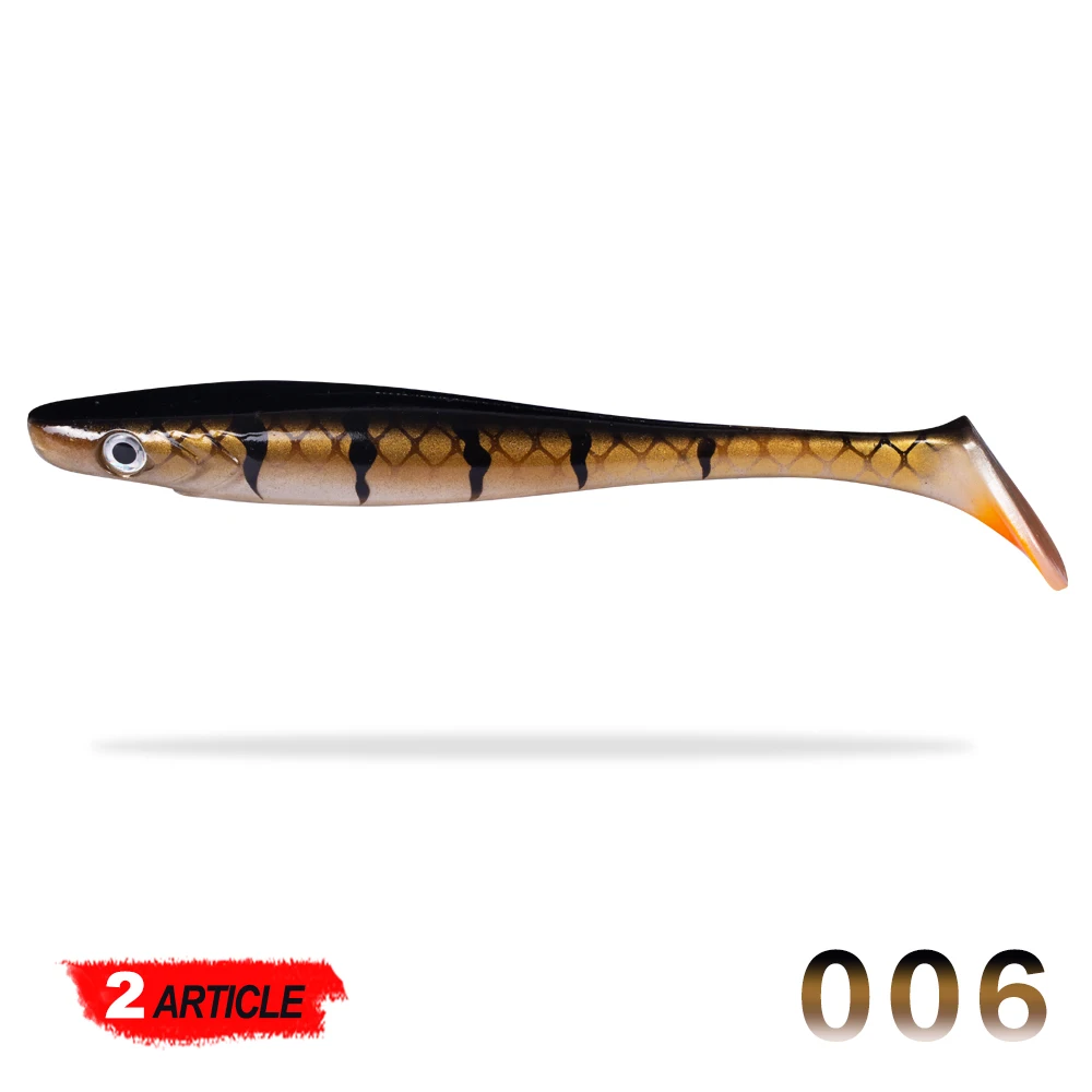 Hunthouse 2 шт./лот pro Щука приманка 20 см 50 г Краска Печать приманка весло хвост shad силиконовый souple leurre натуральный мускусный