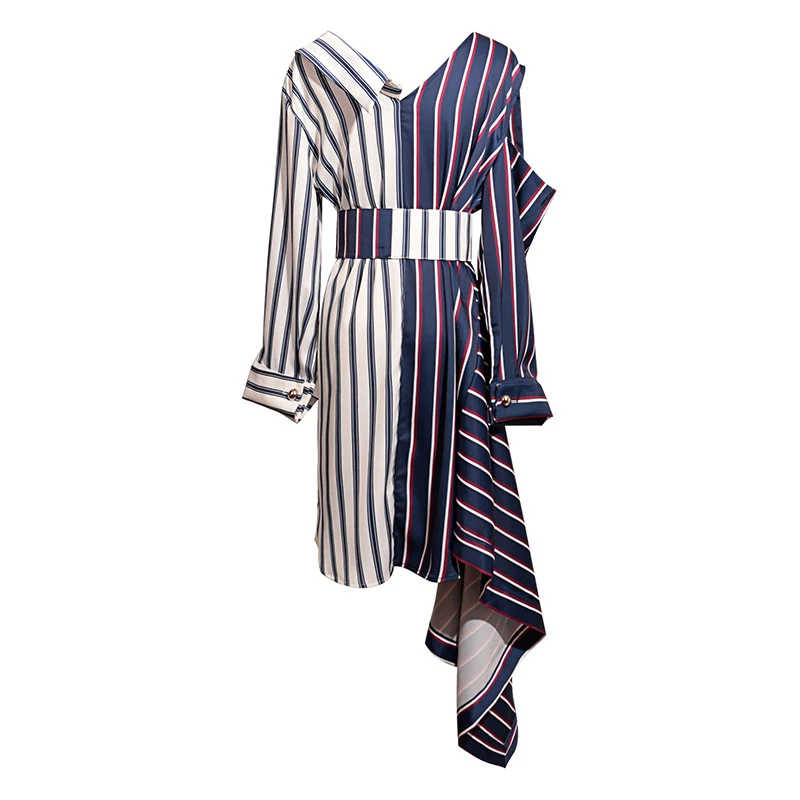 VGH пикантные с открытыми плечами платья для женщин Свободные Большой размеры в