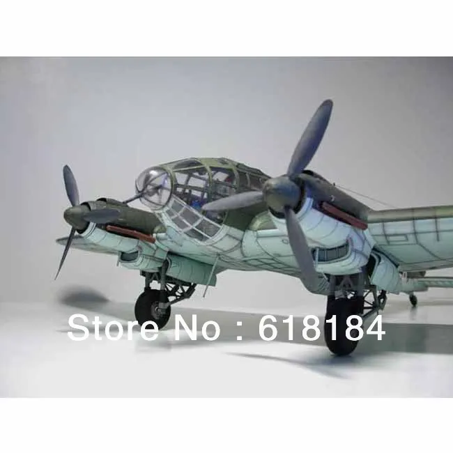 Лучшие sellings бумажная модель самолета diy игрушки 68 см размах крыльев 1:33 немецкие