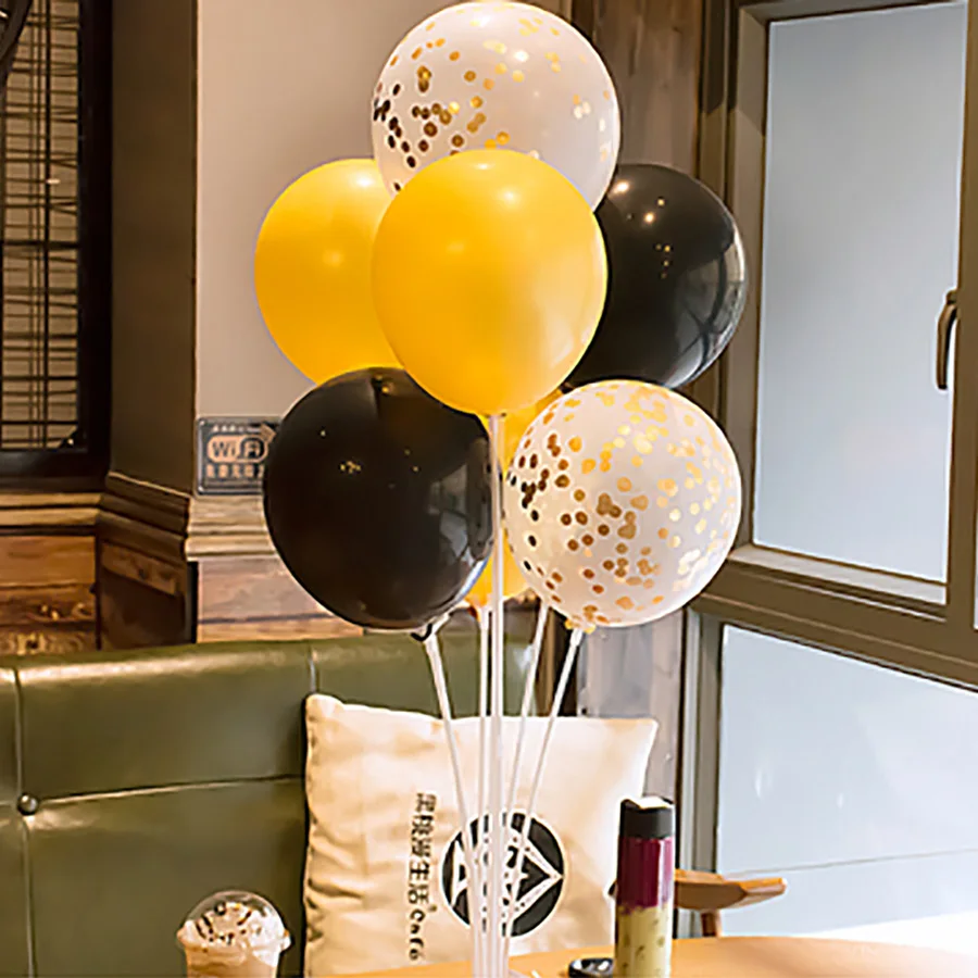 7pcs/lot Pink Latex Confetti Balloons Wedding&ampEngagement First Birthday Party Decorations Kids Ballon Decoration Anniversaire | Дом и сад