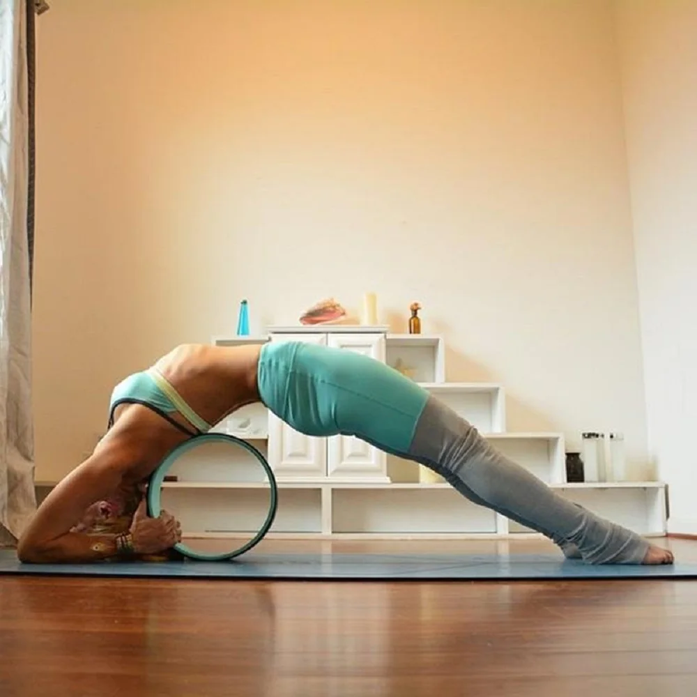 TPE + ABS колесо Йога/кольцо чудо йога круг Пилатес кольца домашний спортзал Фитнес