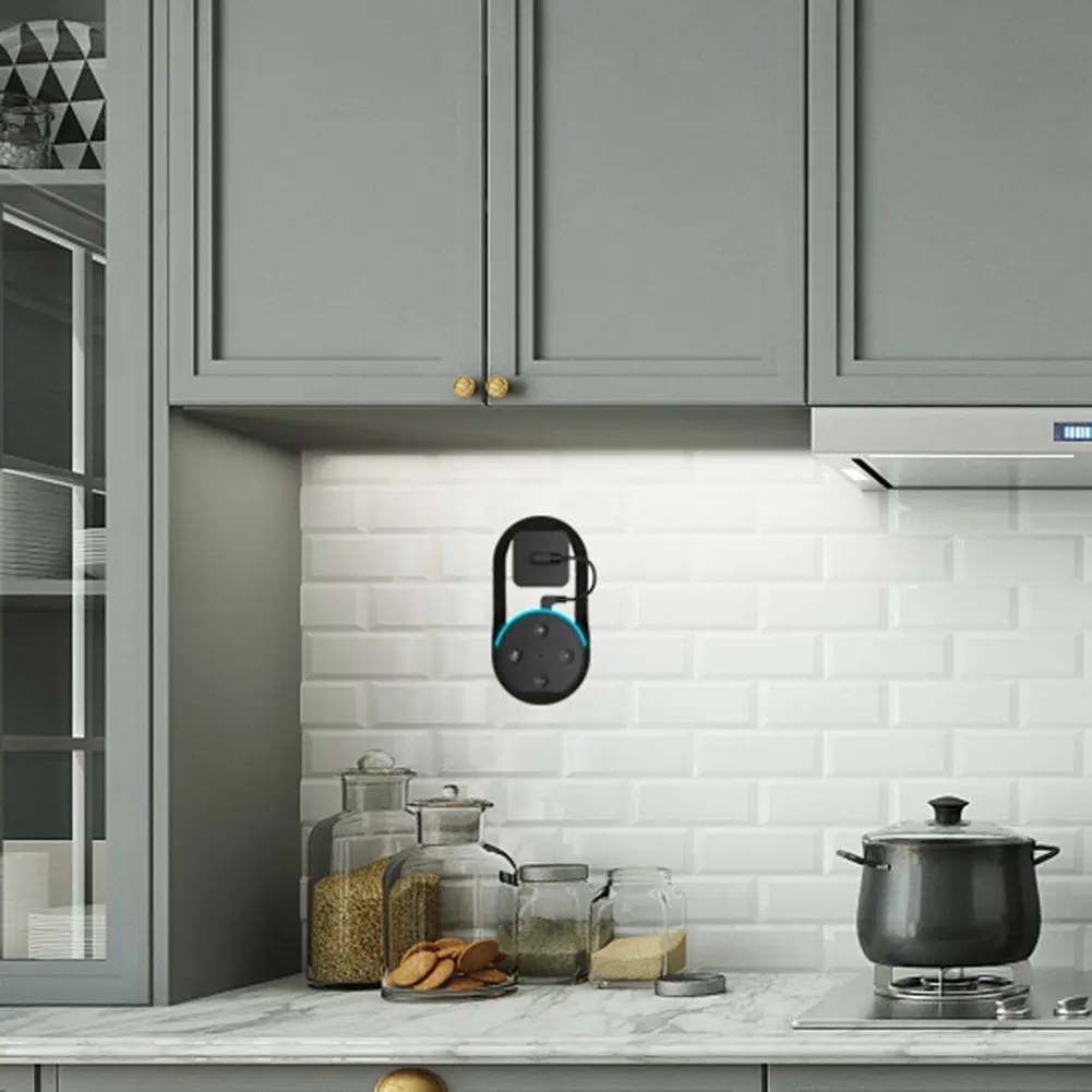 Держатель для эхо точки настенное крепление стойки Dot кронштейн Alexa Amazon Echo 2 го