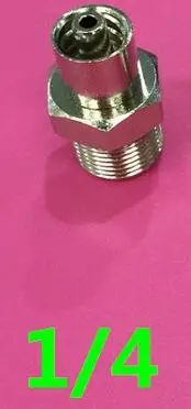 Серебристый Запирающая головка luer lock адаптер Винт Конец G1/8, G1/4, M10* 1, M12* 1 опционально для автоматического дозирования клапан - Цвет: Серебристый