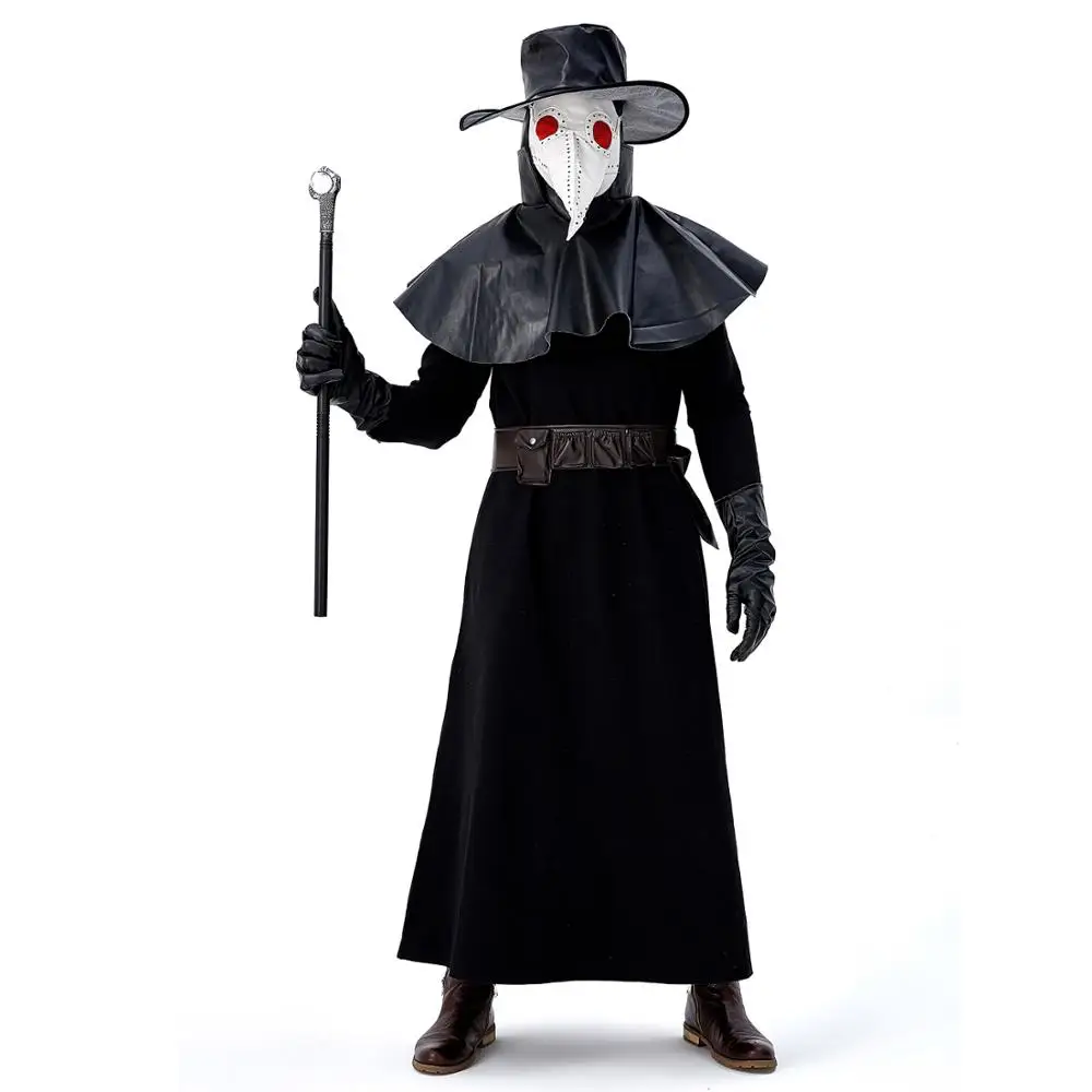 Доктор шнабель Косплей костюмы Дизайн Ручная работа чума доктор Смерти маска
