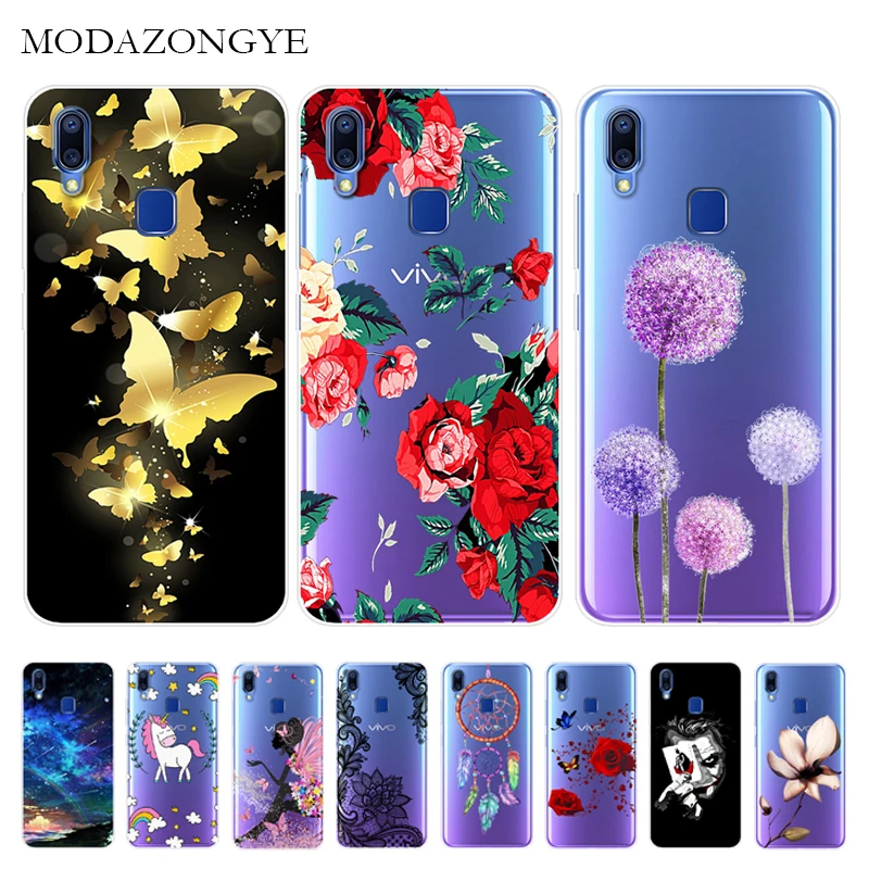 Женская Силиконовая задняя крышка для Vivo Y93 lite Y 93 VivoY93 6 22 дюймов|Бамперы| |
