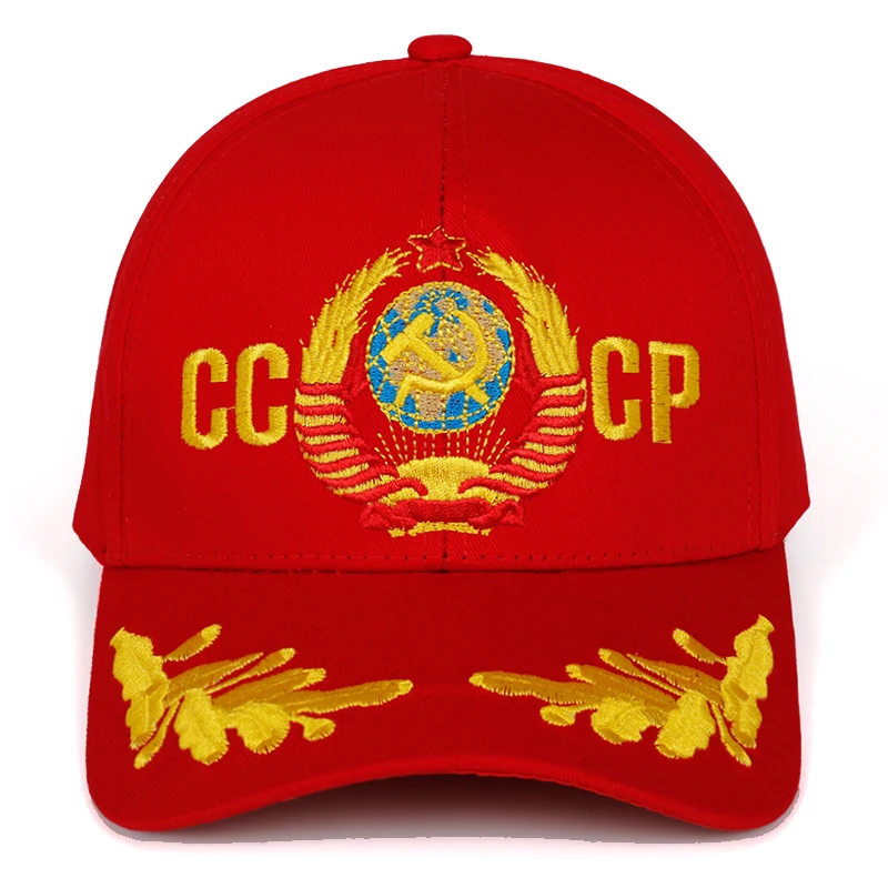 Новинка CCCP СССР Бейсболка унисекс Регулируемый хлопок CCCP вышивка snapback шляпа модные кепки спортивные шапки для мужчин