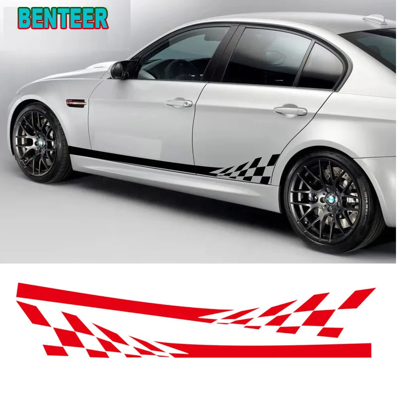 2 шт. наклейки на боковые кузова автомобиля bmw M 1 3 4 5 GT series X1 X3 X4 X5 X6|Наклейки