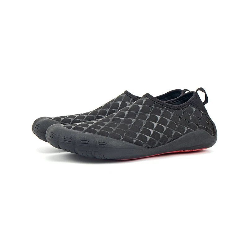 Sycatree Summer Men's Water Shoes fish scale Five Finger Swimming Barefoot Skin Seaside Male Surfing Beach Gym Yoga | Спорт и