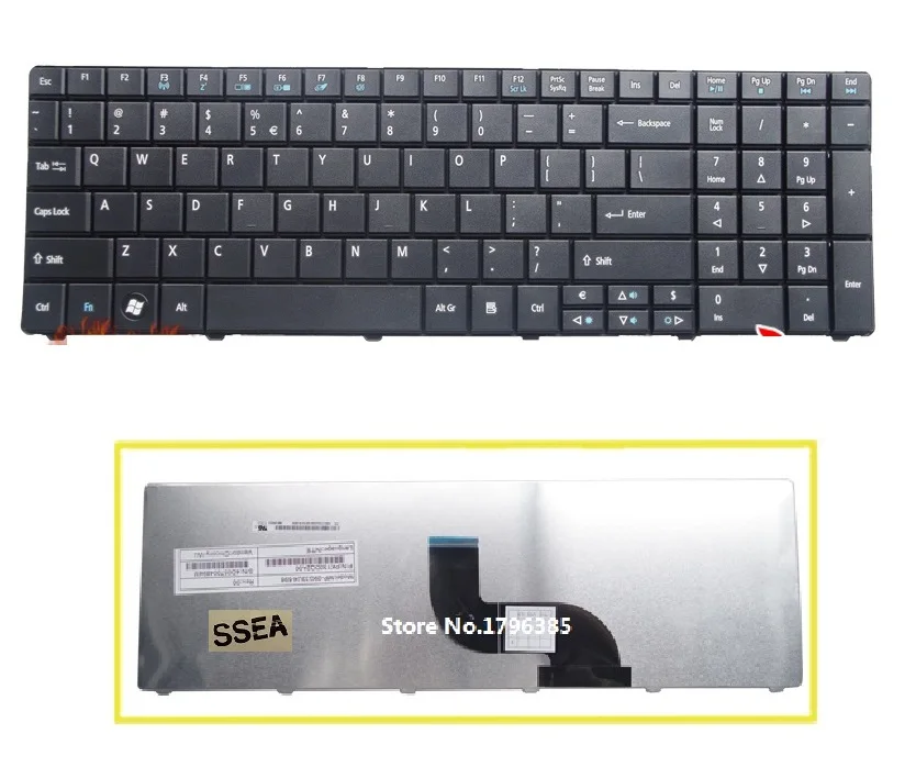 SSEA новый оригинальный США клавиатура для ноутбука Acer Aspire E1 521 531 531G 571 571G Travelmate 5740