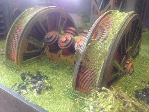 Dual Turbine Generator For Board Gloomhaven Church War Table Games Hammer PP Infinity TRPG Tabletop RPG Panel Laser Cutting Wood