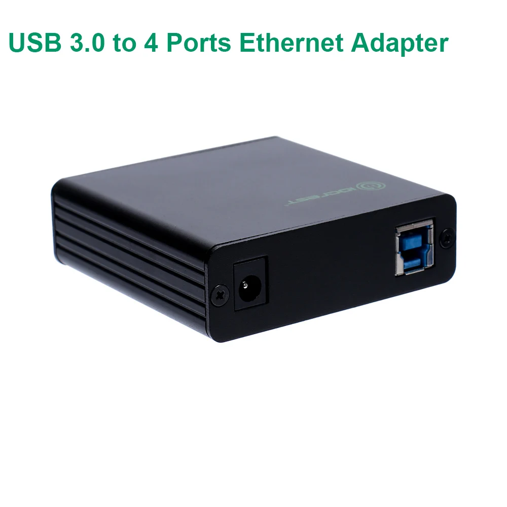 USB3.0 to 4 Ports 10/100/1000M ethernet controller adapter usb ports rj45 gigabit external nic network RTL8153 chip | Безопасность и