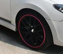 8 м розовый автомобиль ступица отделка украшения анти столкновения полосы