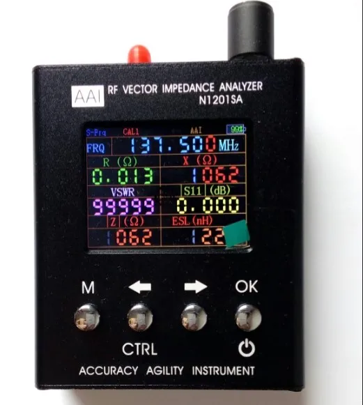 Английский verison N1201SA 137,5 МГц-2,7 ГГц UV RF векторное сопротивление ANT КСВ антенна анализатор метр тестер