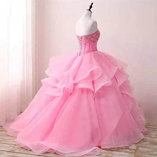 ANGELSBRIDEP высококачественное милое платье 16 Quinceanera 2021 очаровательное Многоярусное