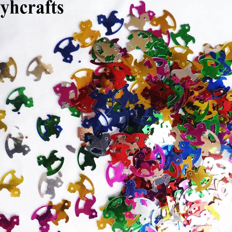 25 г/лот 13x14 мм блестки hobbyhorse. Материал для рукоделия детского сада искусства и