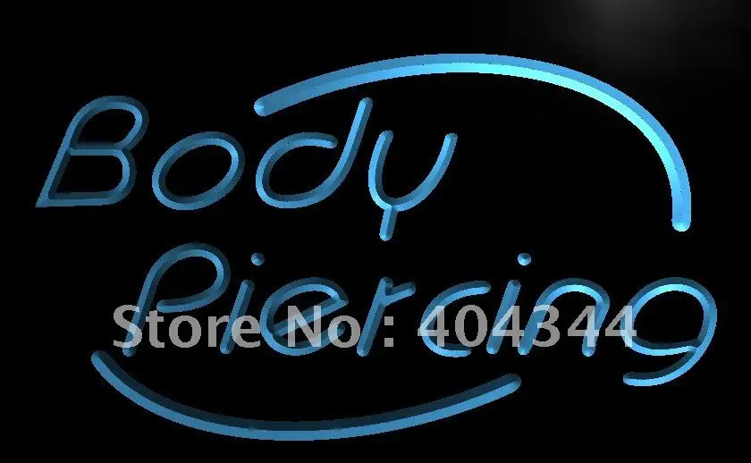 

LB538- Body Piercing Tattoo Display NEW Light Sign home decor crafts