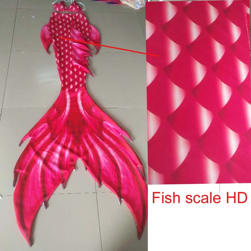 

2019!NEW Kids Adults Mermaid Tail with monofin Swimmable Filpper Costume for Women Cosplay Costumes Swimming Swimwear Big Tail
