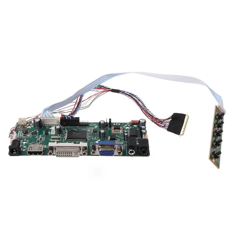 Плата контроллера ЖК-дисплей HDMI-compat VGA HDMI DVI аудио пк модуль драйвера DIY Kit 15 6