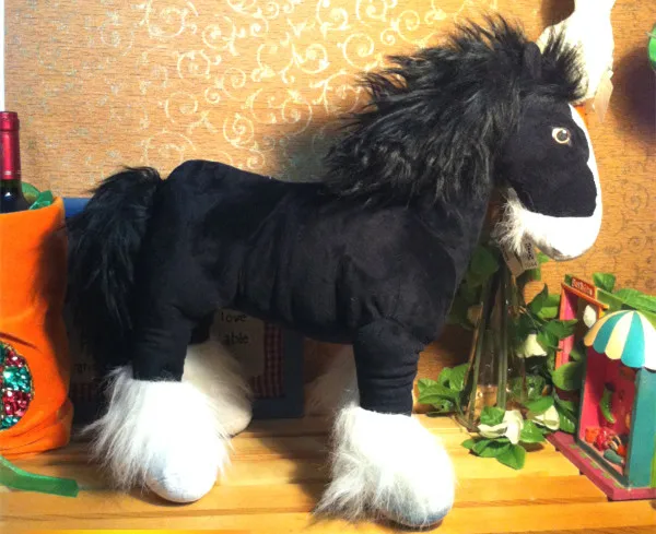 Оригинальный смелый фильм Черная лошадь животные плюшевая игрушка подарок на