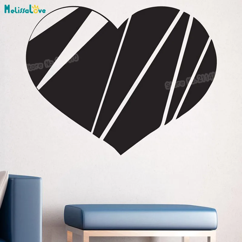 

Виниловая наклейка на стену, наклейка с ароматизированным сердцем, украшение для дома, для гостиной, 3D Самоклеящиеся художественные перево...